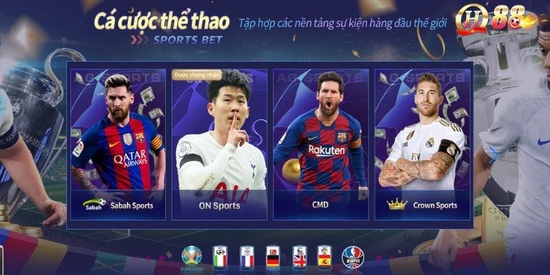 4 sảnh thể thao được ưa chuộng nhất tại nhà cái QH88